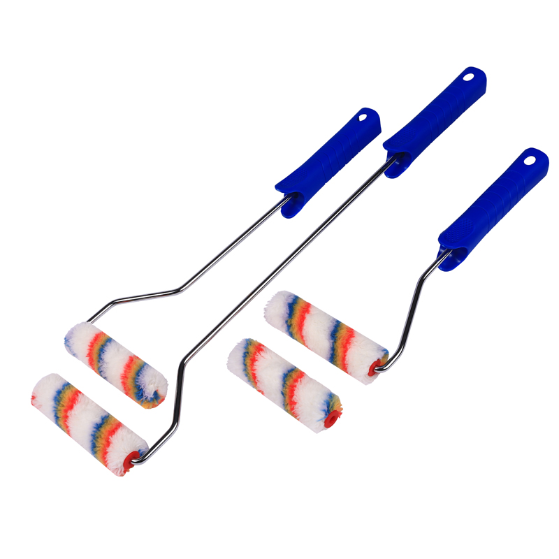 Mini rodillo de pintura acrílico Rainbow Six Stripes de 4 